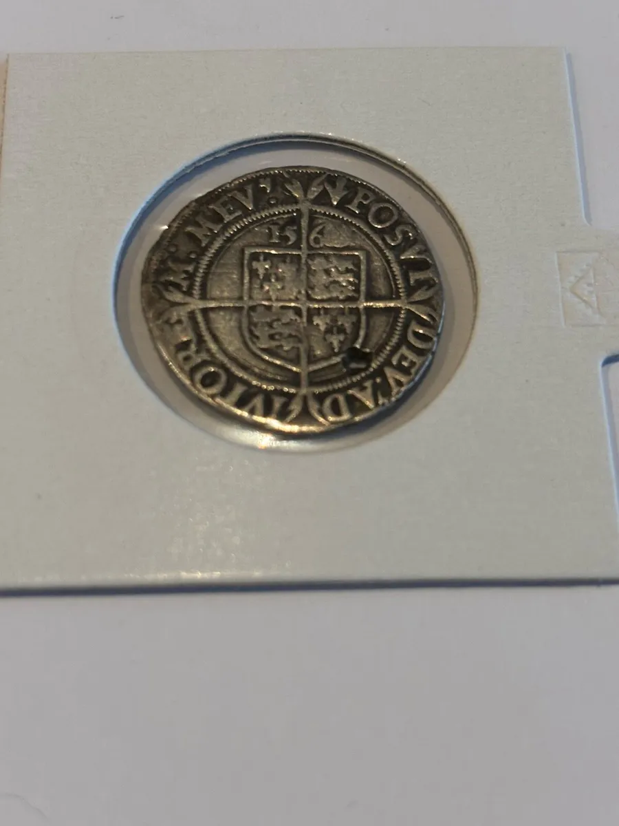 Silver Coin Elizabeth I Sixpence - Image 3