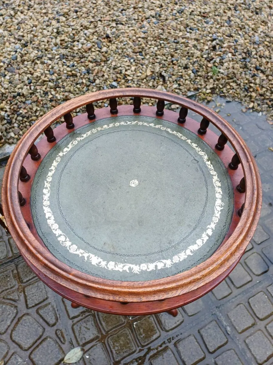 Vintage Mahogany Side Table - Image 4