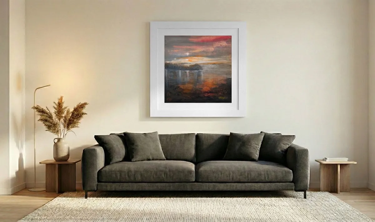Handmade 60x60cm acrylic painting on canvas - Image 3