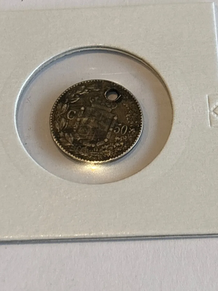 Silver coin 50 Cèntimos - Image 3