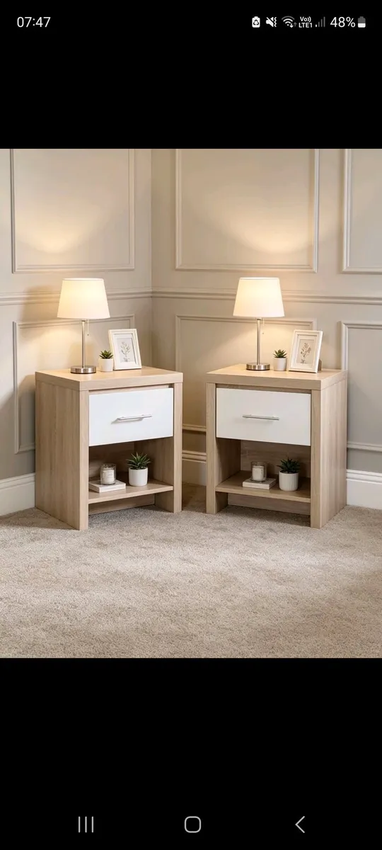 Bedside Lockers - Image 1
