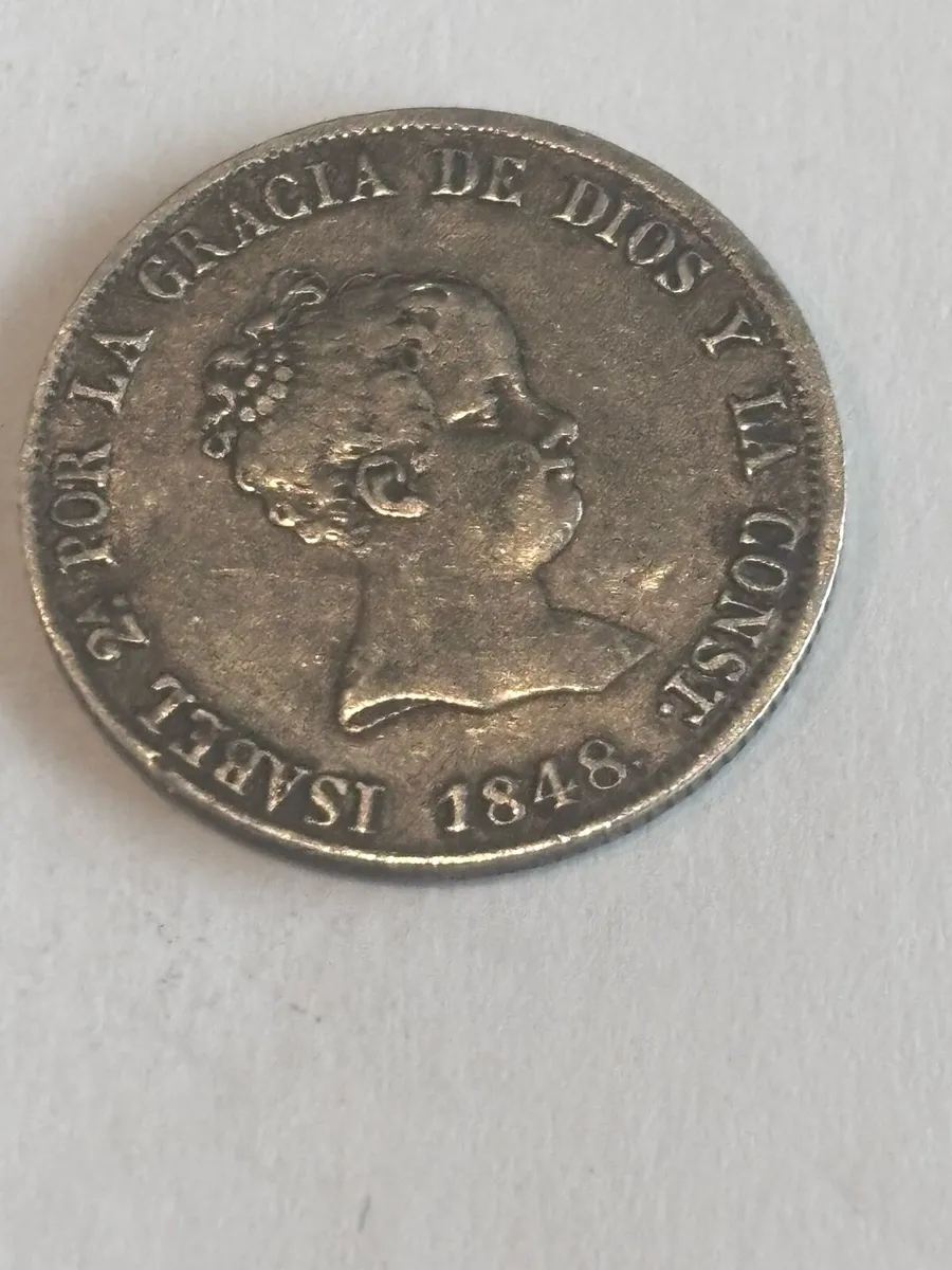 Silver coin 4 Reales - Image 2