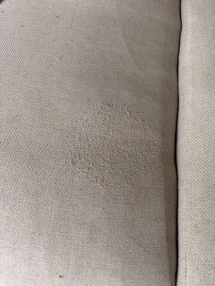 Large Cream 2-Seater Sofa - Image 2
