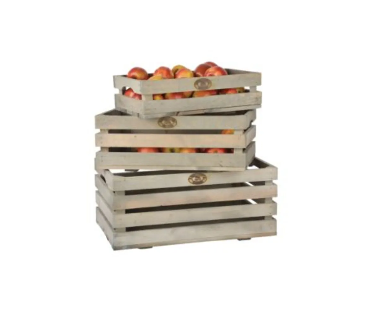 Fruit crates set of 3