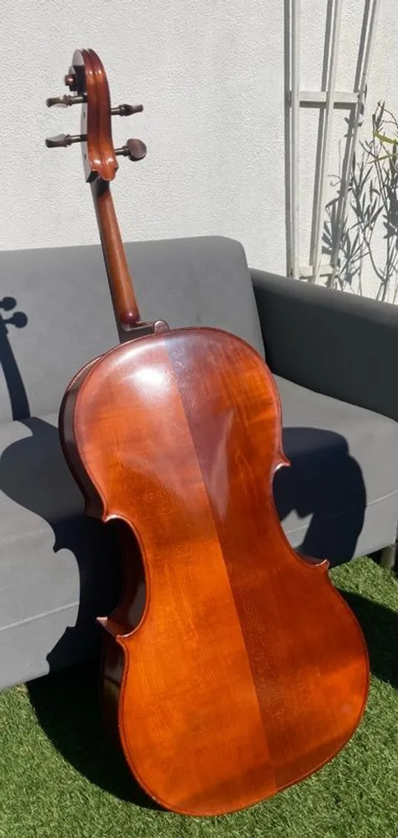 Lothar Semmlinger Cello - Full Size with bow and case - Image 2