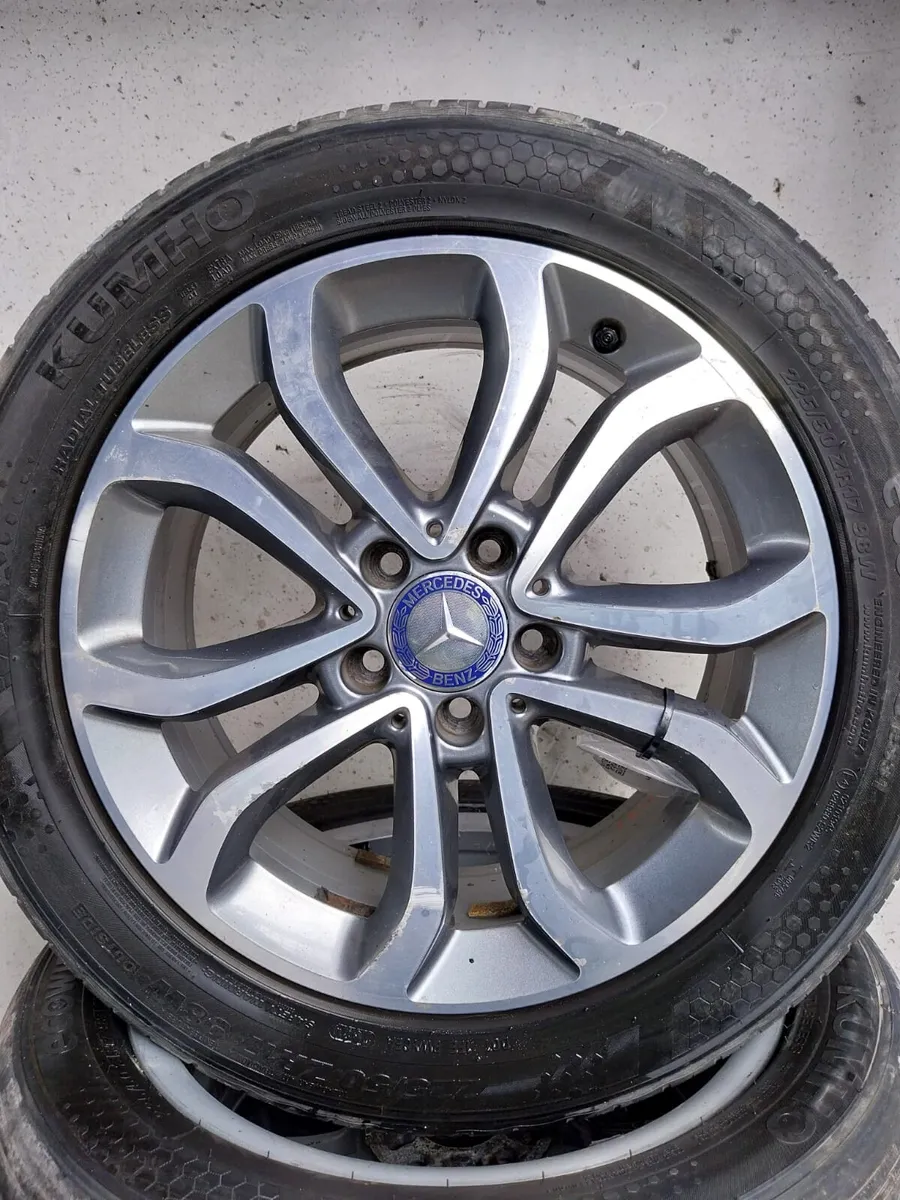 2016 Mercedes Benz C220 Alloy Wheels Set 225/50R17 - Image 2