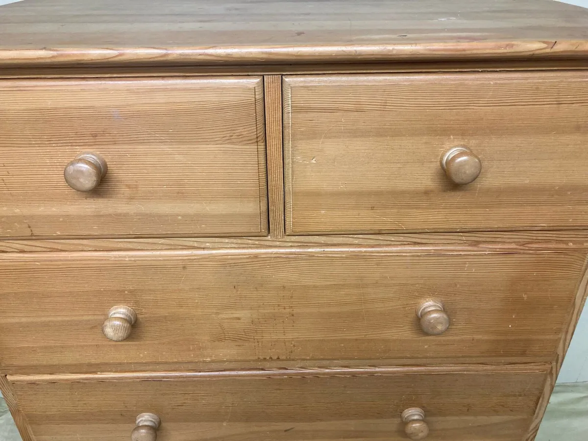 Chest Drawers Vintage Pine - Image 4