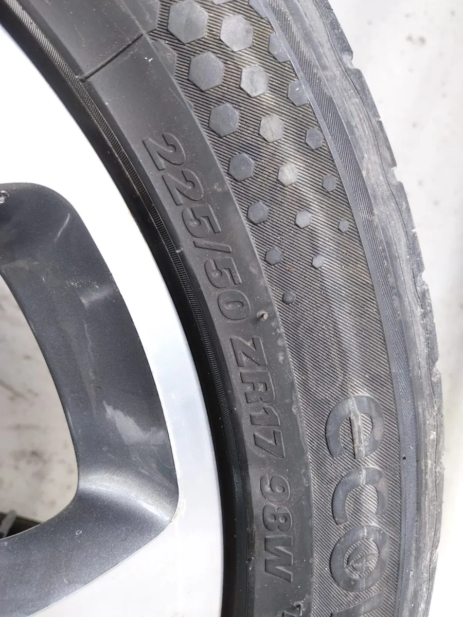 2016 Mercedes Benz C220 Alloy Wheels Set 225/50R17 - Image 3