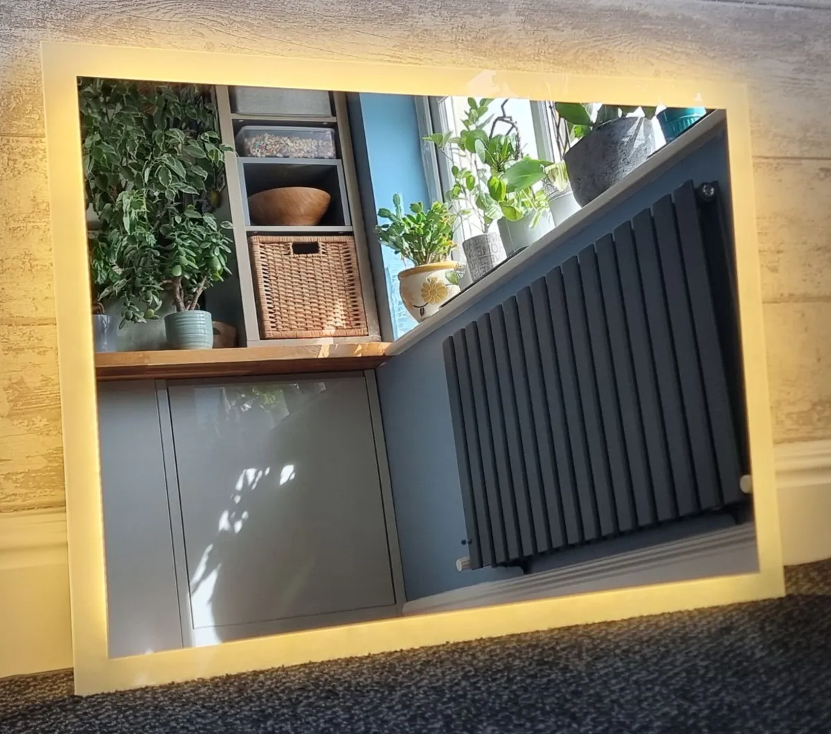 LED Bathroom Mirror Antifog Sensor 80x60cm - Image 2