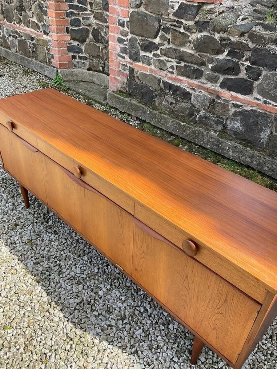 Teak sideboard mid century vintage Danish - Image 4