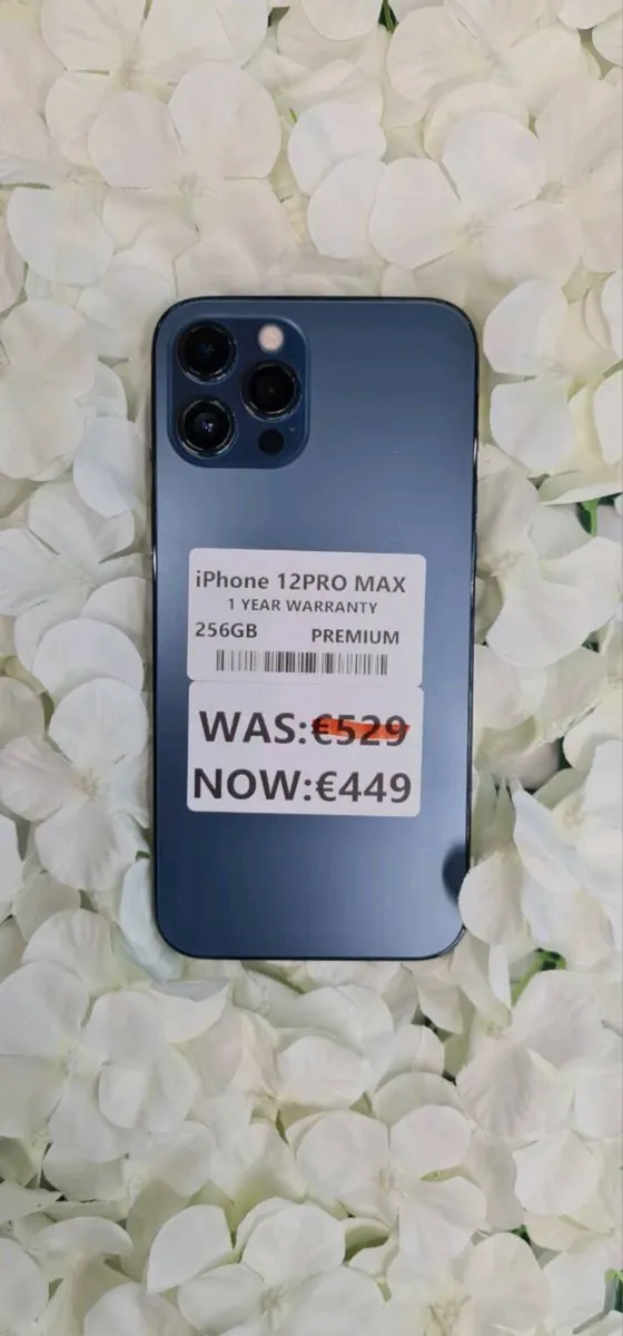 📱 IPHONE 12 PRO MAX 256GB PREMIUM 1 YEAR WARRANTY - Image 1