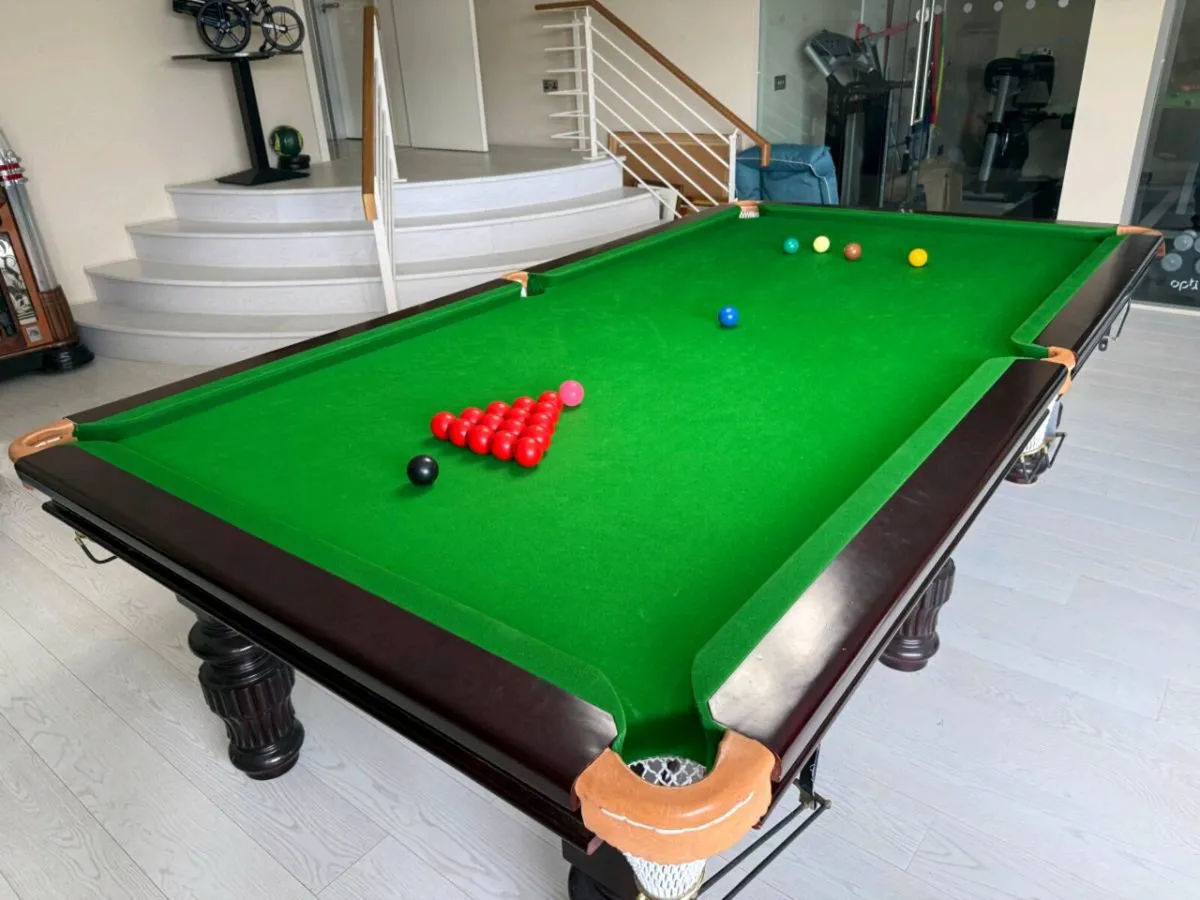 3/4 Size Slate Bed Snooker Table - Image 4