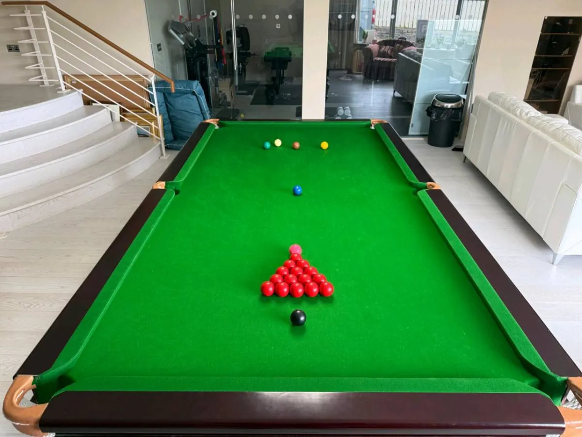 3/4 Size Slate Bed Snooker Table - Image 2