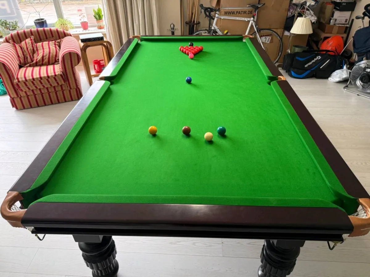 3/4 Size Slate Bed Snooker Table - Image 3