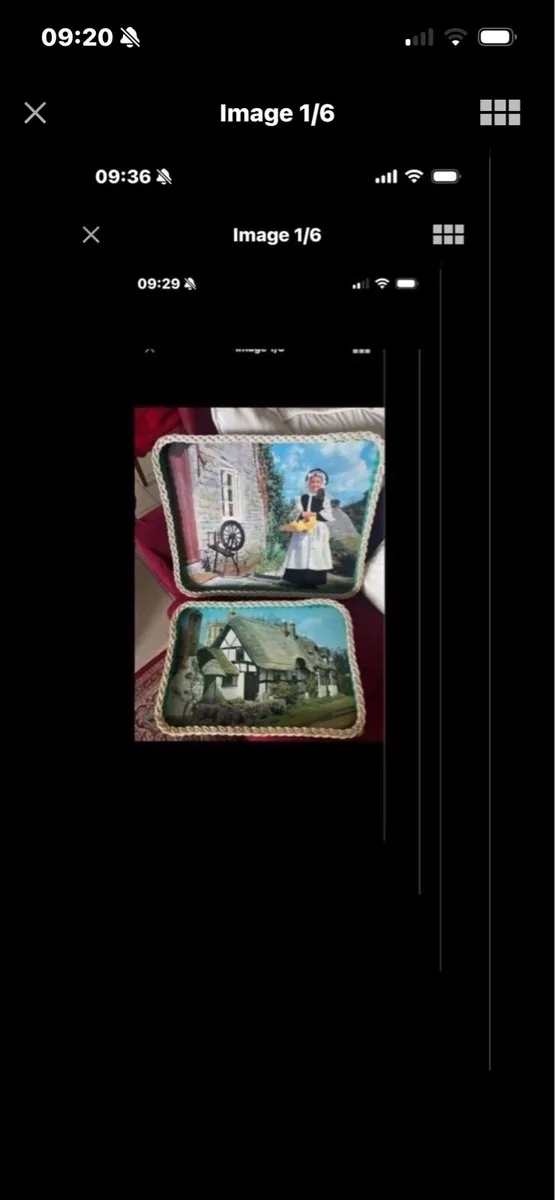 Vintage Gand Crafted Tray Set - Image 1