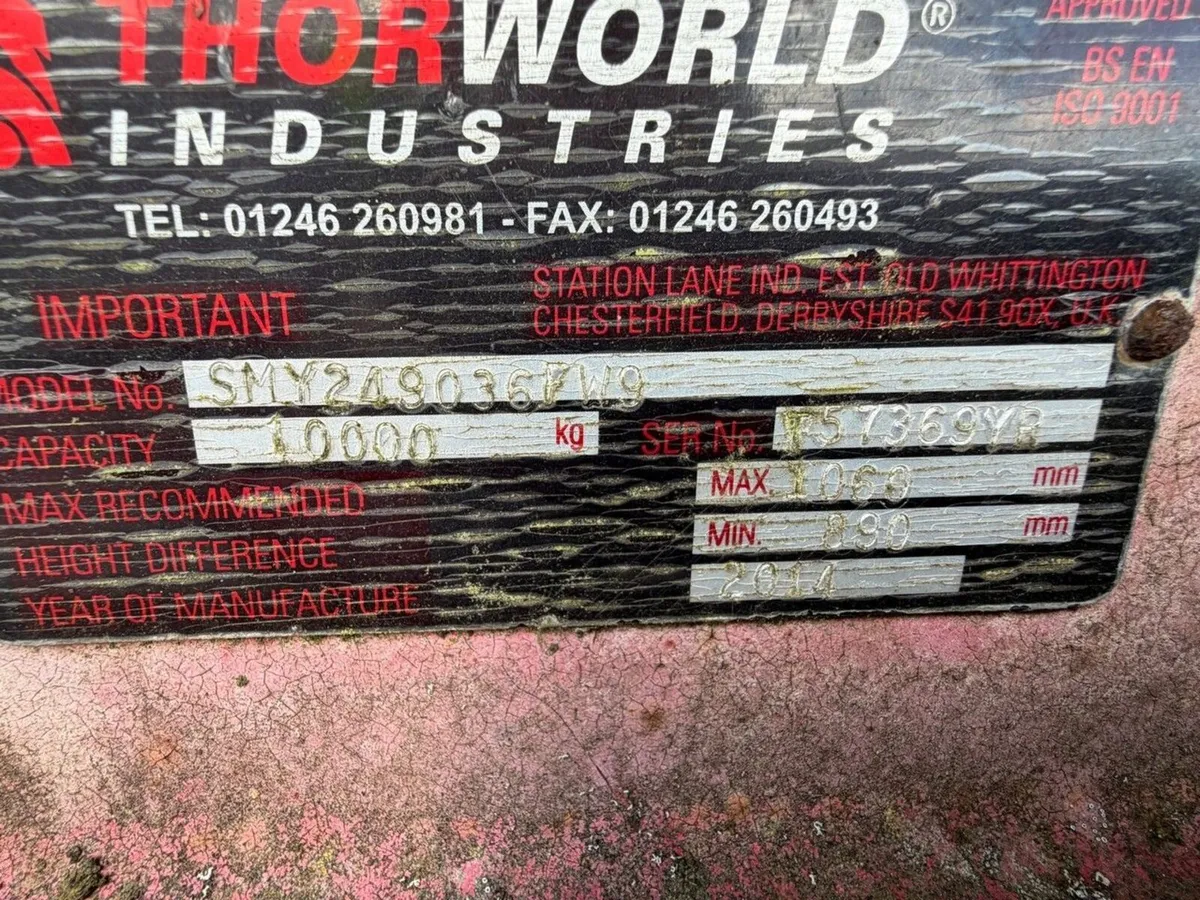 THORWORLD 10 TON MOBILE HYDRAULIC LOADING RAMP - Image 4