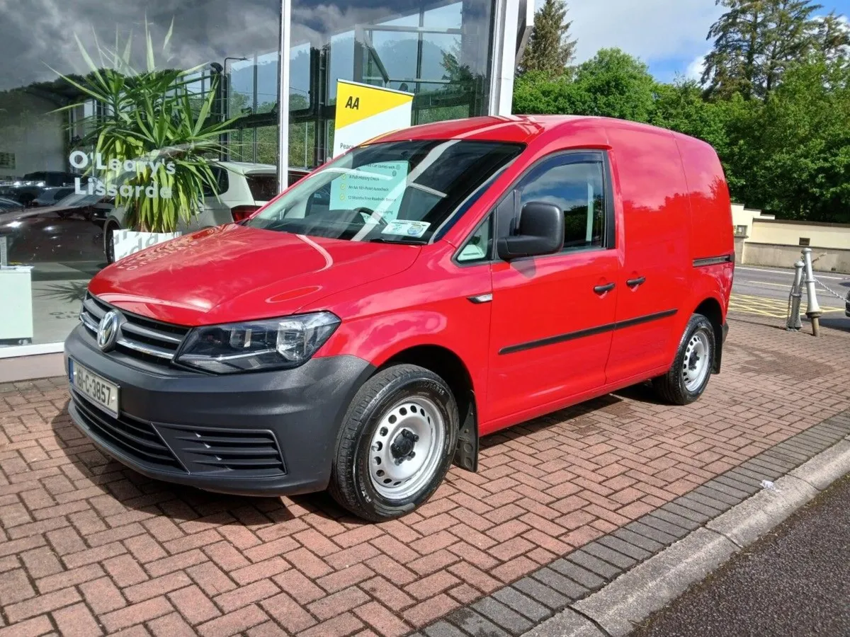 Volkswagen Caddy Van 2.0 TDi, Red, 1 Owner. - Image 2