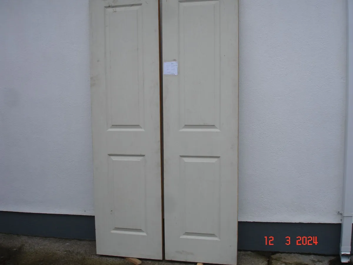 Doors  pair  , New     2 panel ,   21”
