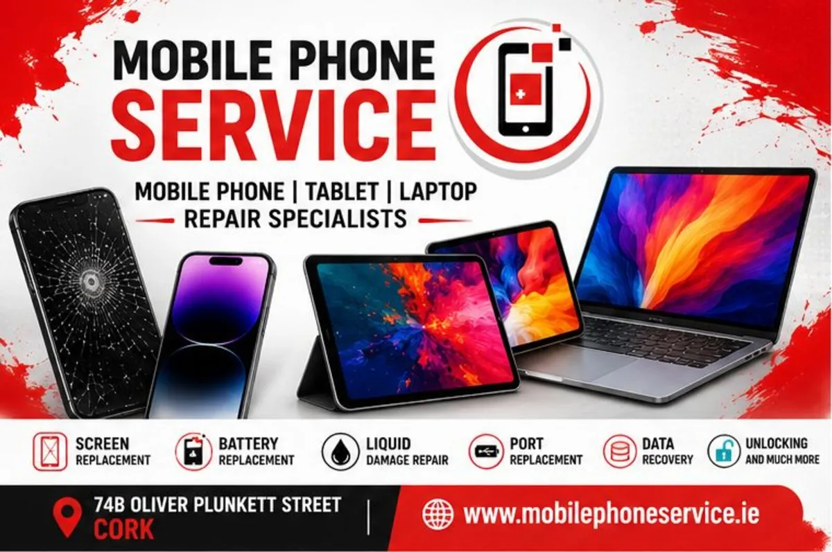 Smartphone Tablet Laptop Repair Service in Cork