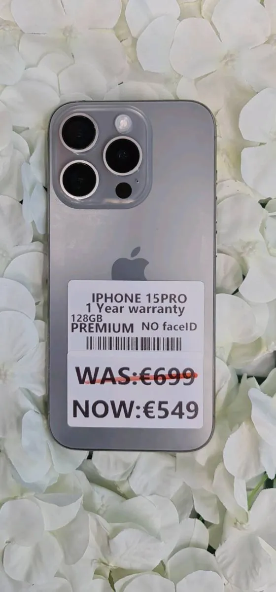 IPHONE 15 Pro 128GB PREMIUM 1 YEAR WARRANTY - Image 1