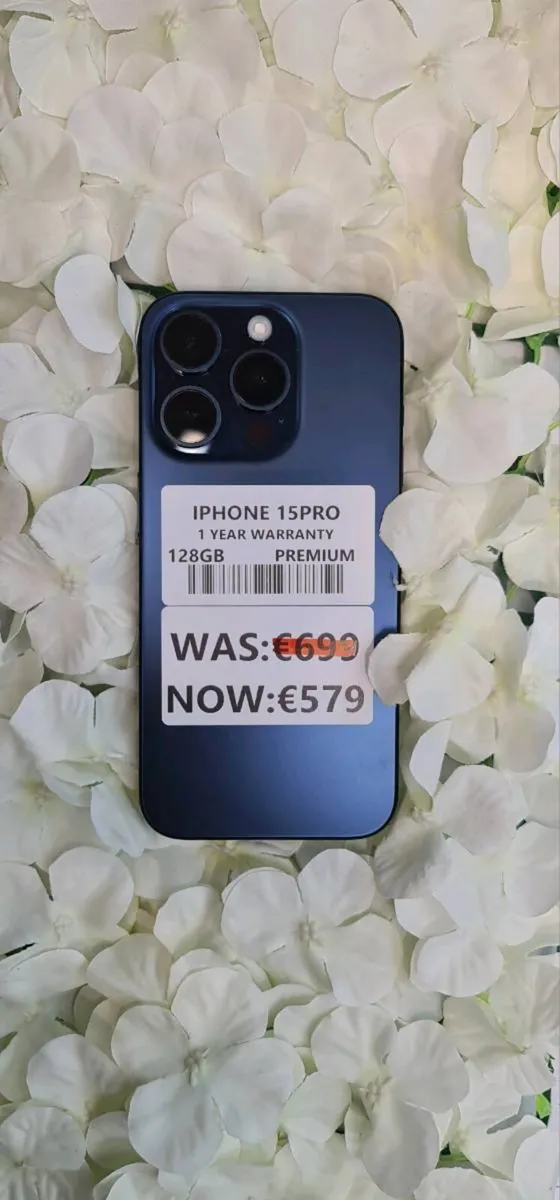 IPHONE 15 PRO 128GB PREMIUM 1 YEAR WARRANTY - Image 1