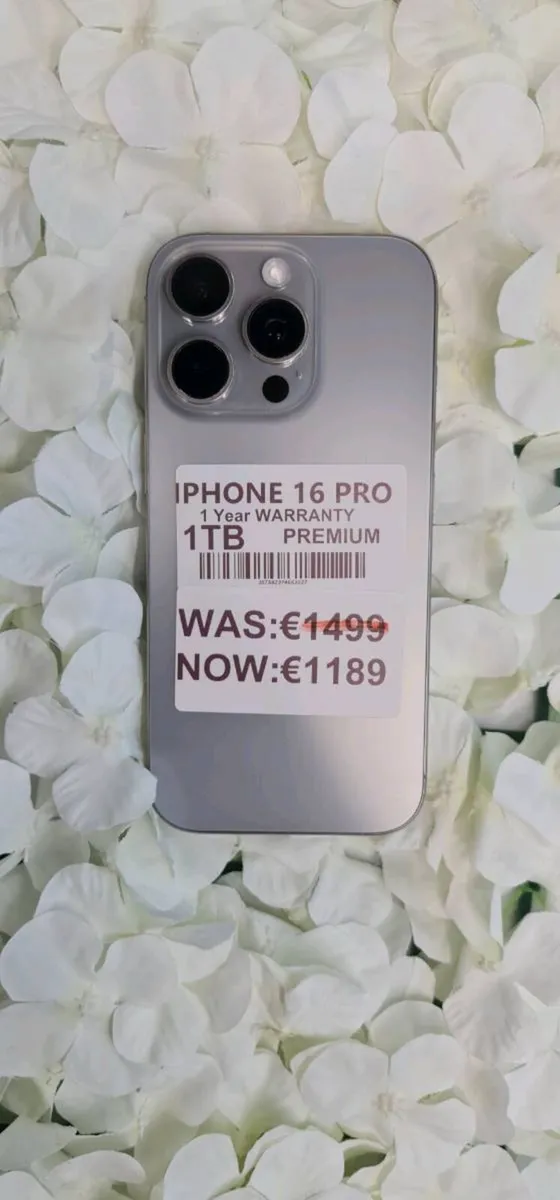IPHONE 16 PRO 1TB PREMIUM 1 YEAR WARRANTY - Image 1