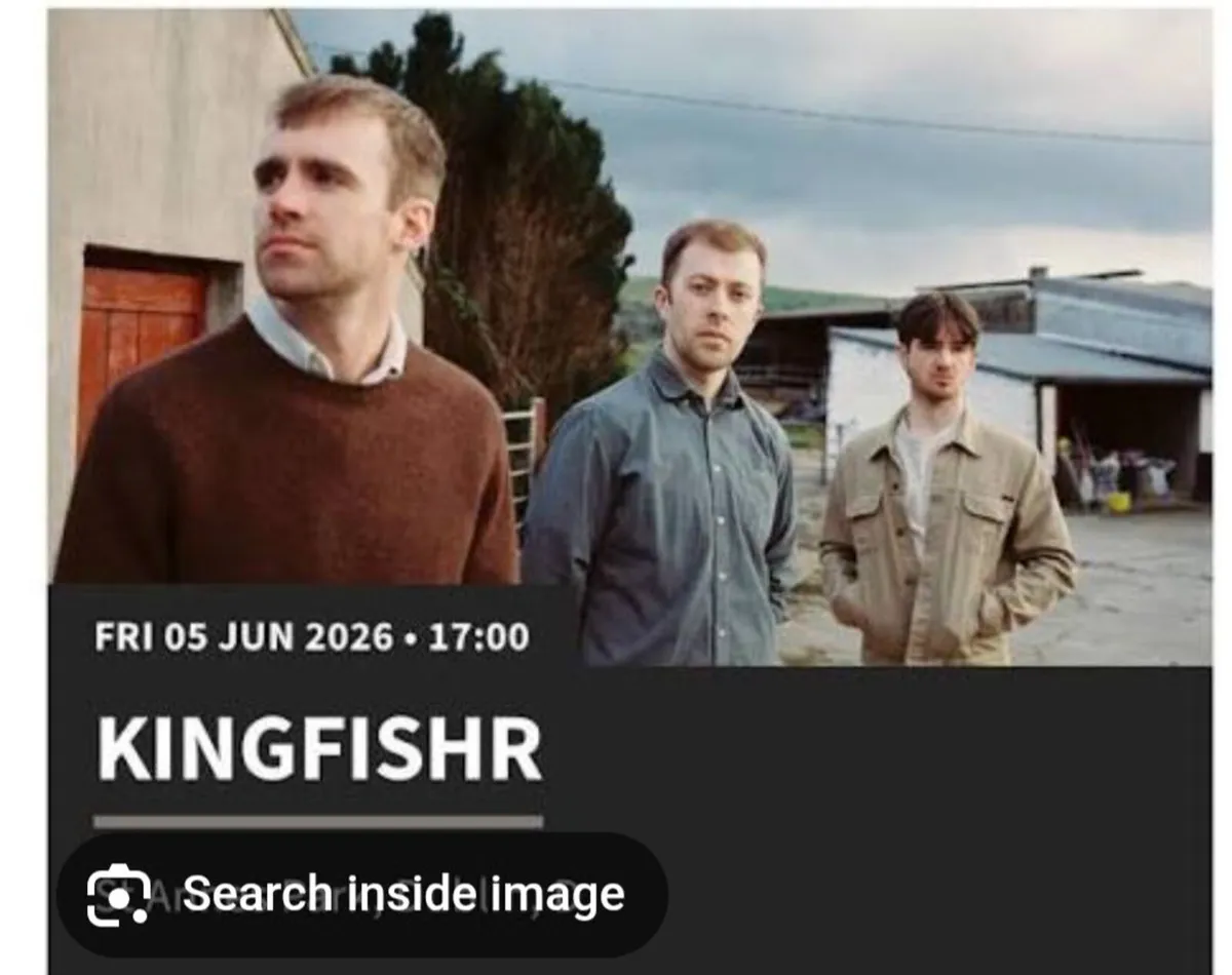 Kingfsher tickets x 2 June 5th St  Annes Pk - Image 1