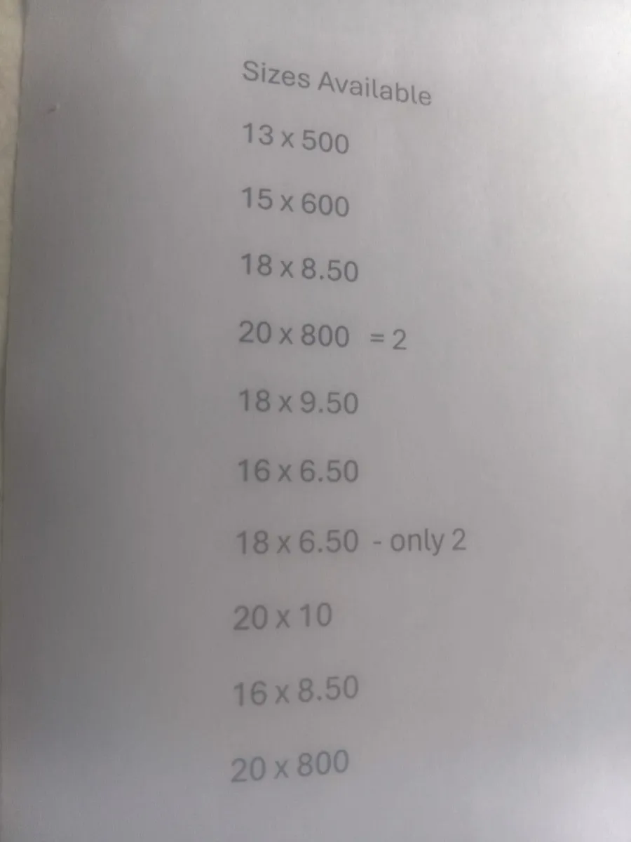 Selection of tyres and wheels available. - Image 2