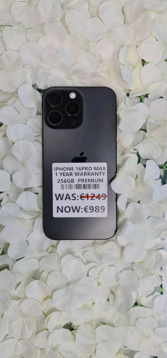IPHONE 16 PRO MAX 256GB PREMIUM 1 YEAR WARRANTY - Image 1