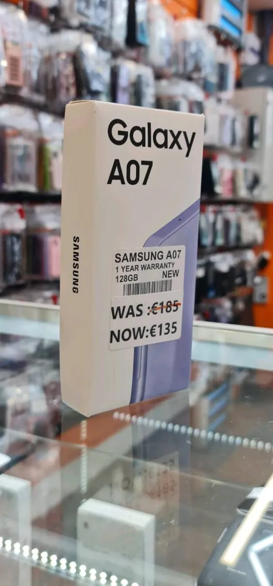 📱 SAMSUNG A07 128GB NEW 1 YEAR WARRANTY - Image 1