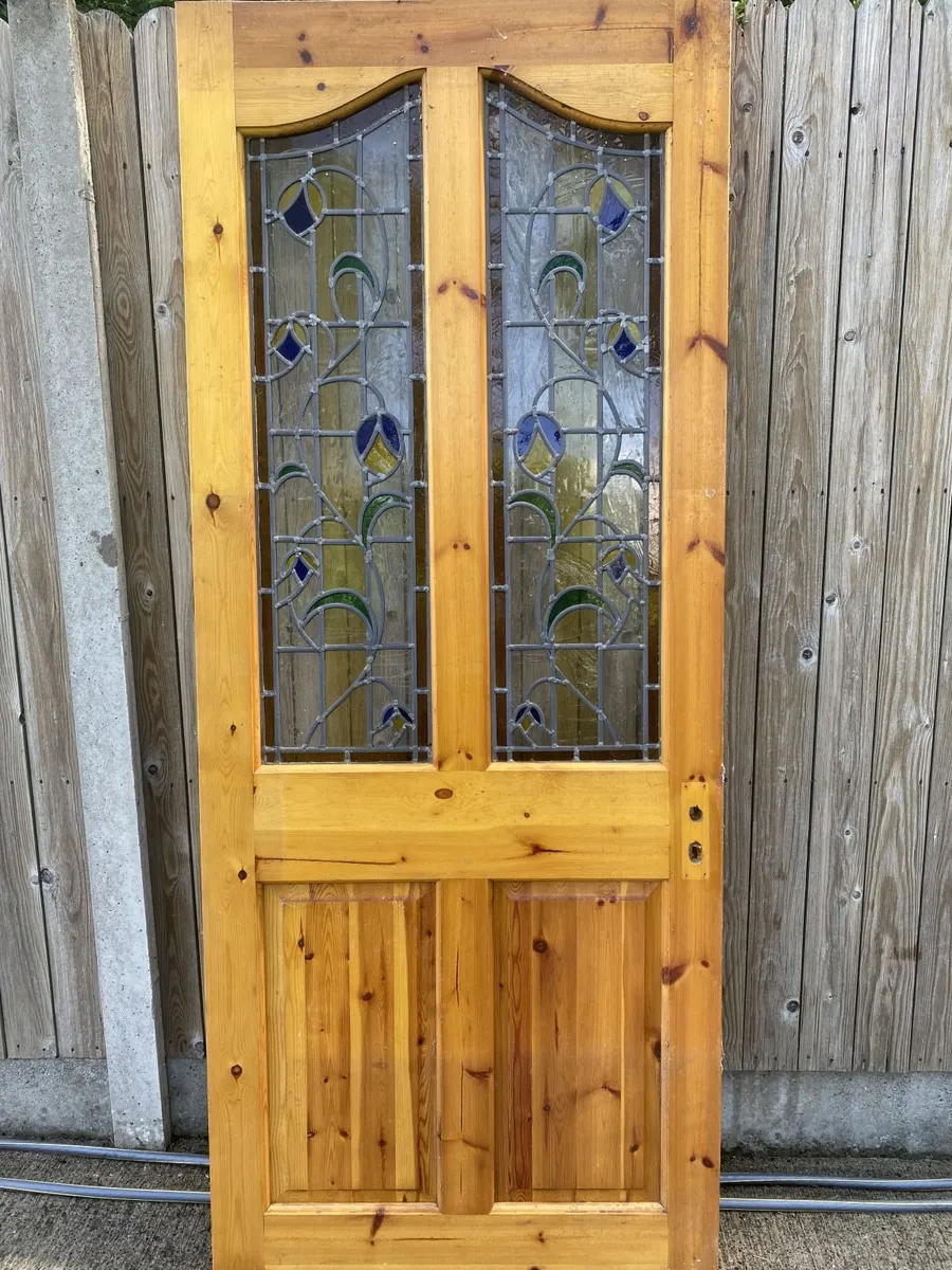 Leaded Glass Doors - Image 2