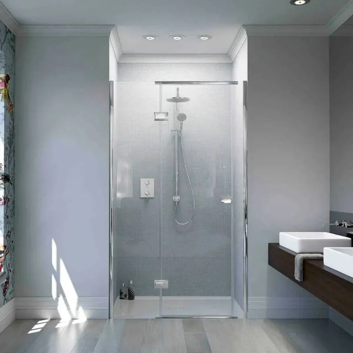 Matki Illusion recess shower door IR900 R/H - Image 1