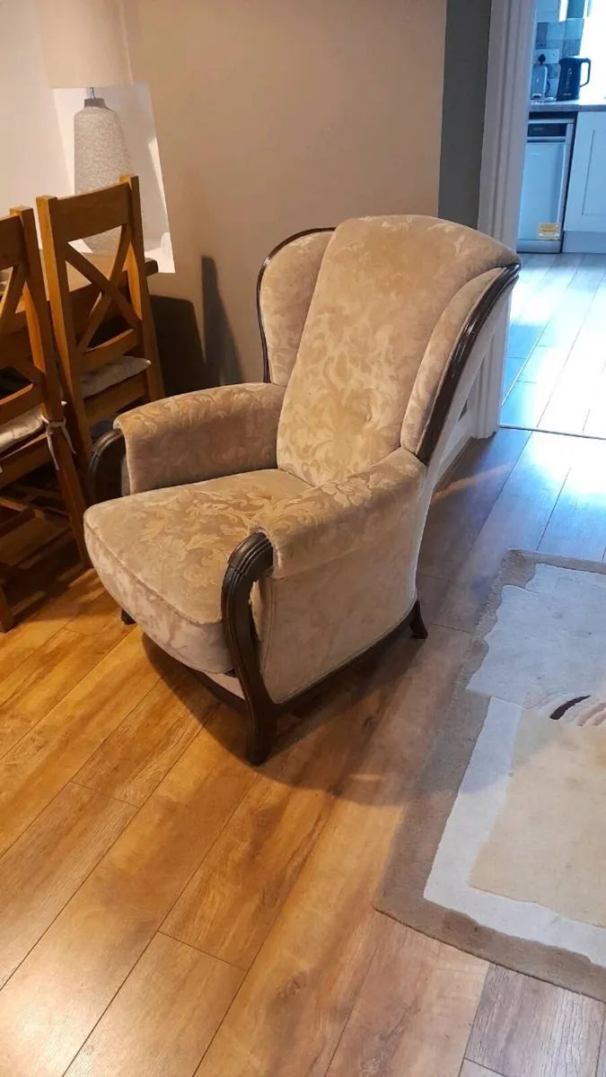 3 seater recliner & armchair - Image 2