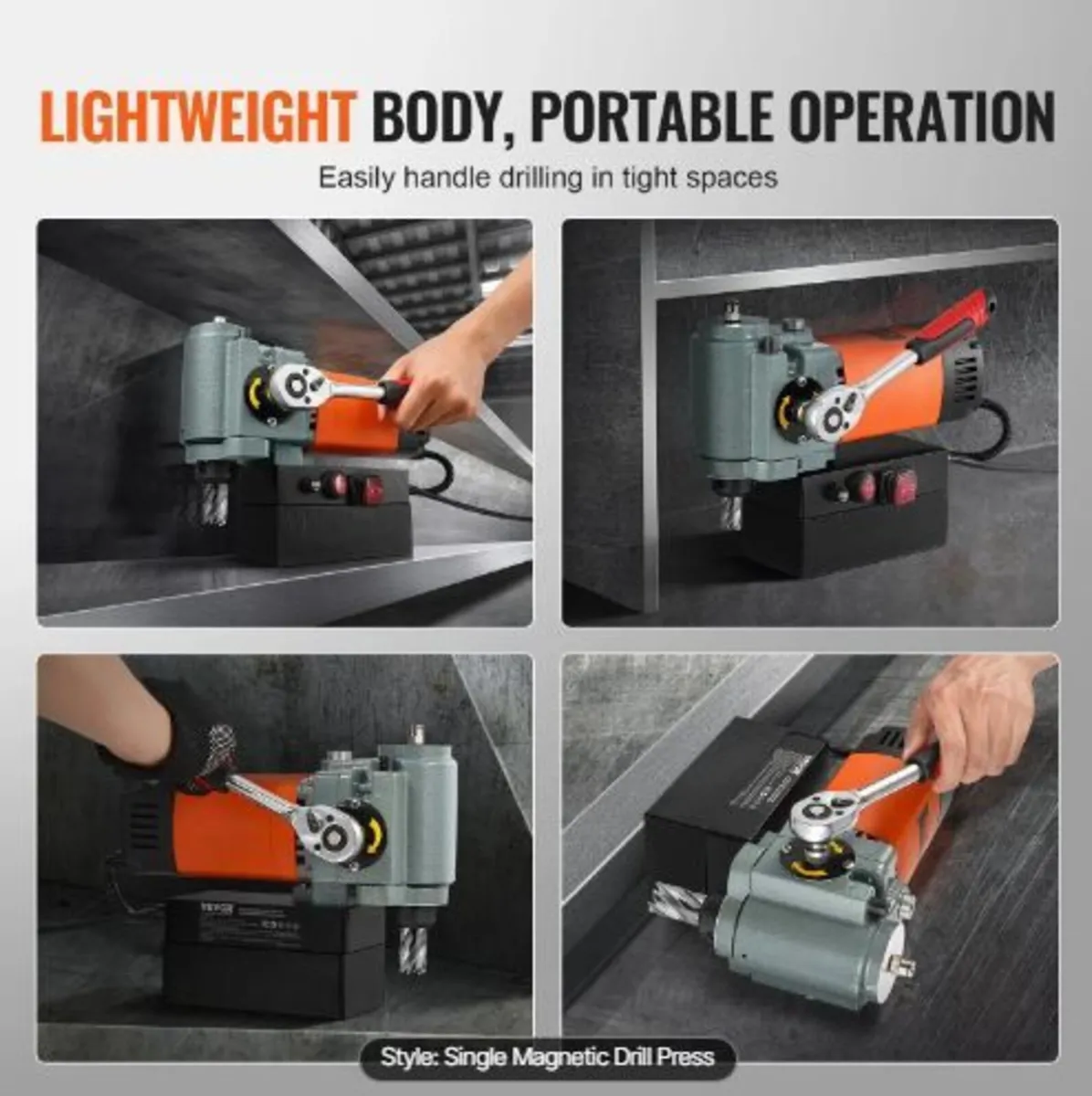 Magnetic Drill Press, 1300W Low Profile Mag - Image 4