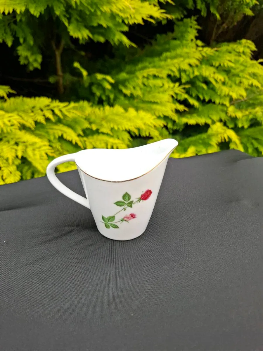 Rose china milk jug