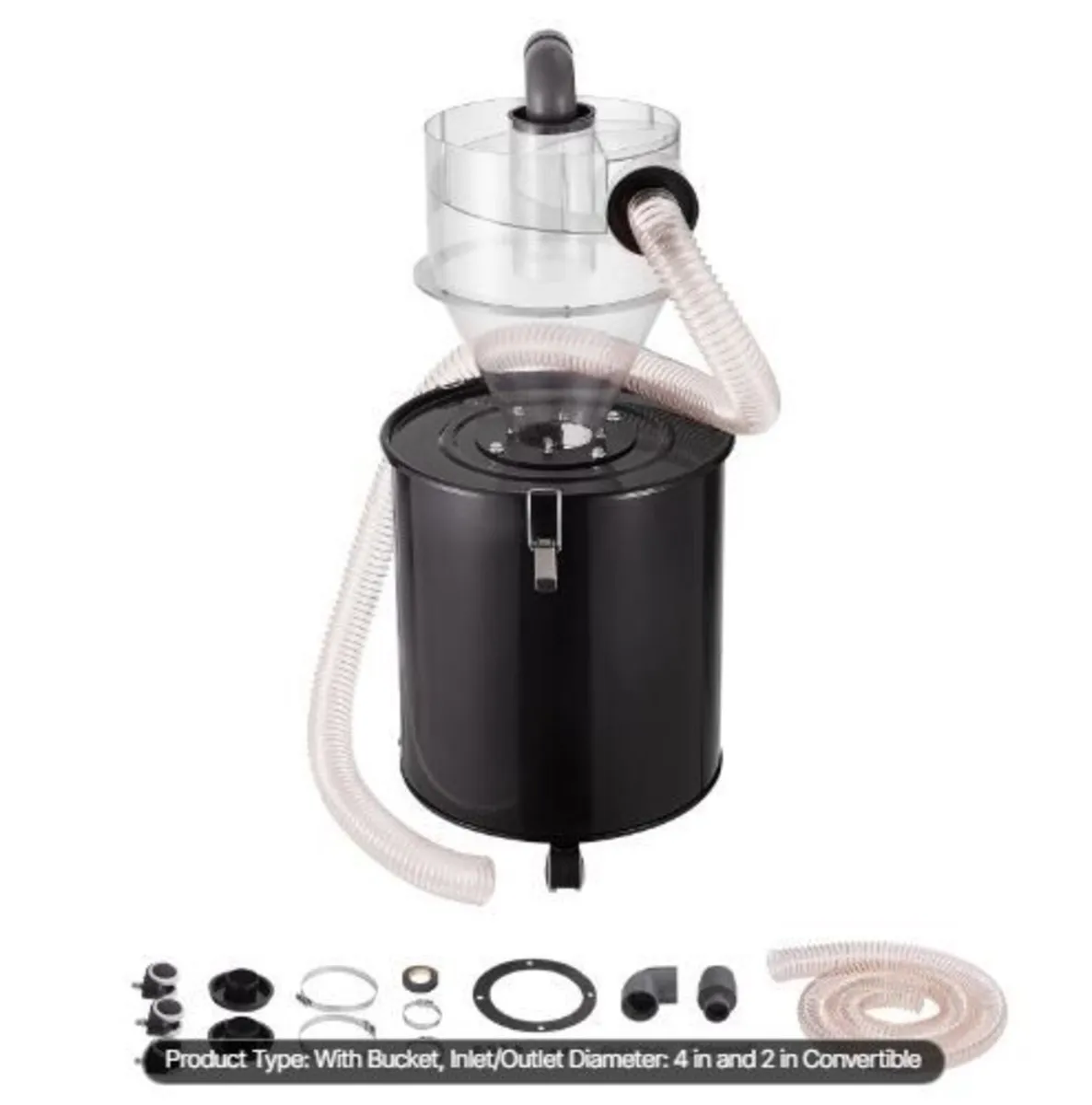 Cyclone Dust Separator with Metal Tank - Image 1
