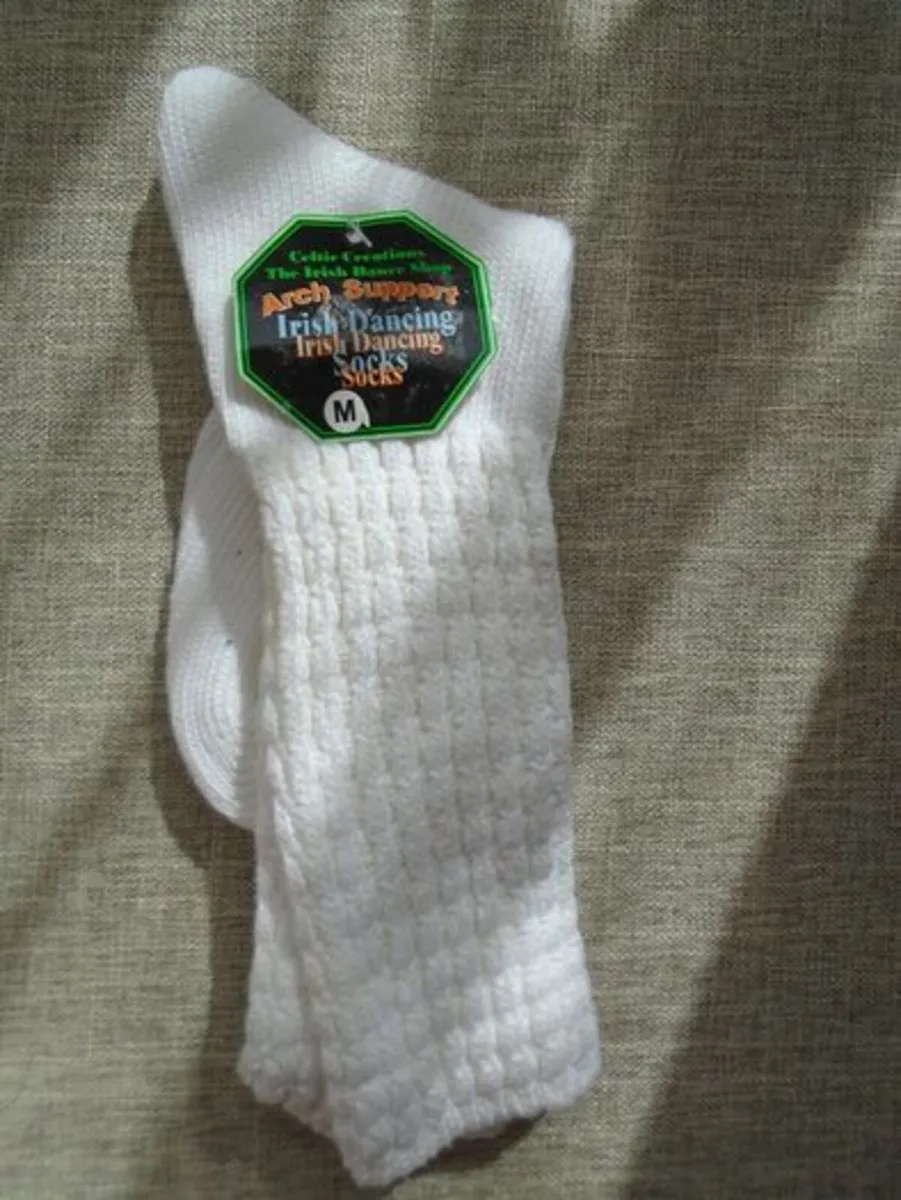 Irish dance socks, Irish dance. - Image 1