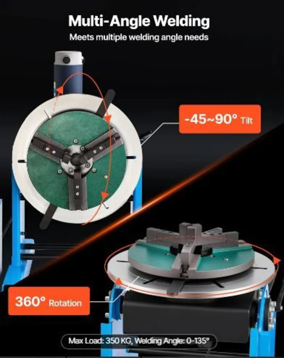 Rotary Welding Positioner, 300 kg Load Capacity - Image 4