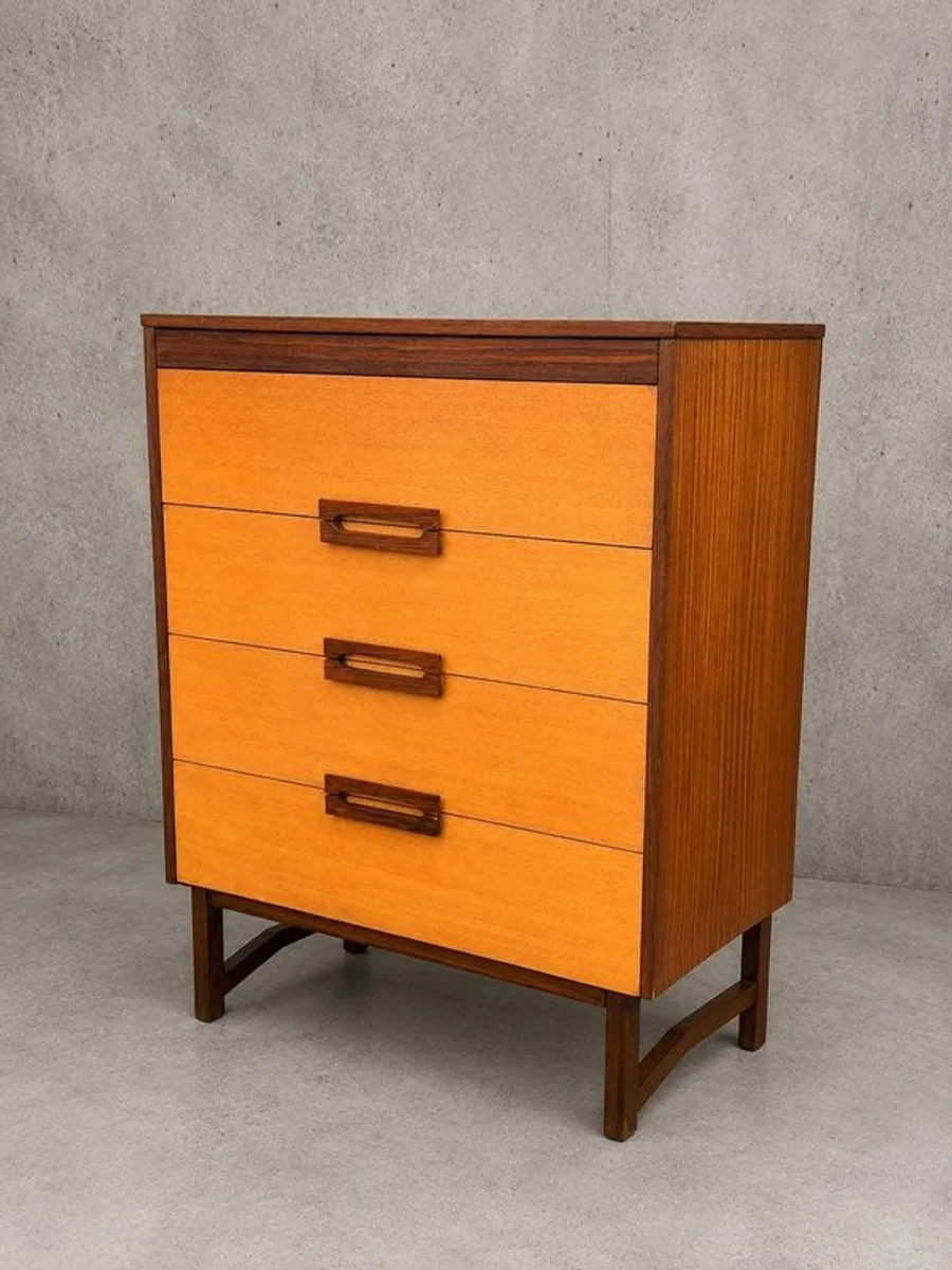 Mid century teak drawers vintage retro Danish - Image 2
