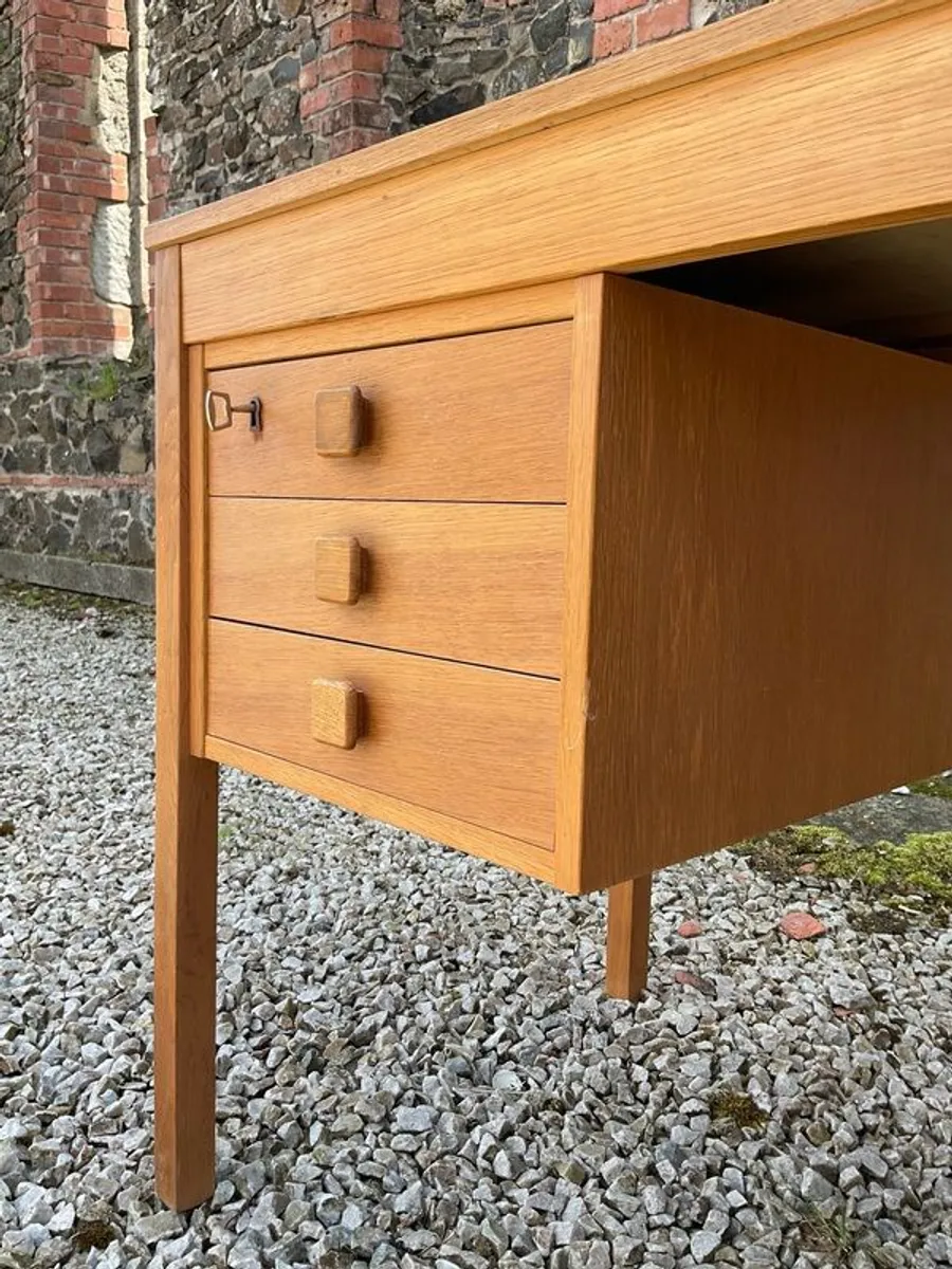 Mid century Danish desk vintage - Image 4