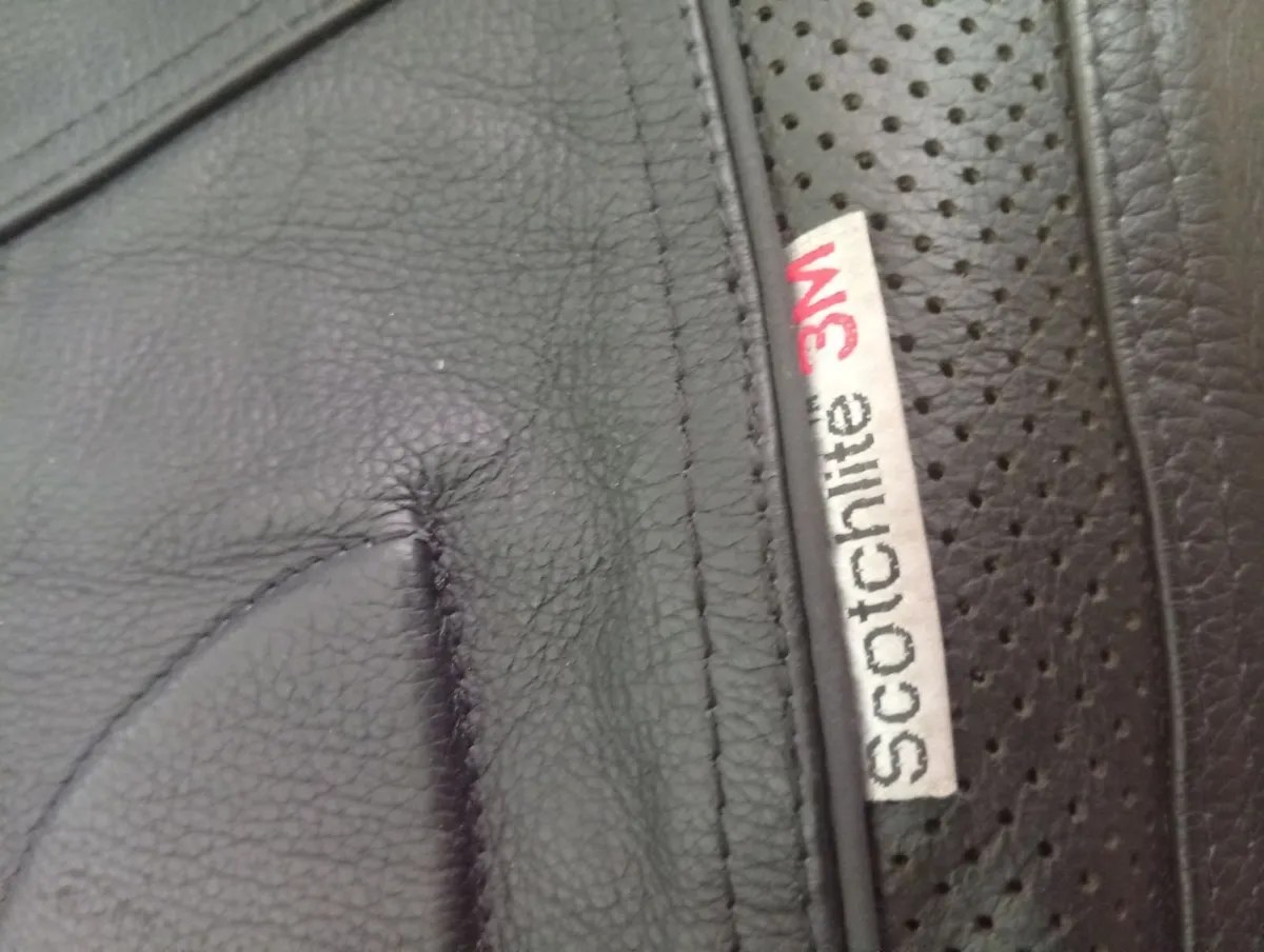 New Genuine Leather Moto Trousers Pants - Image 2
