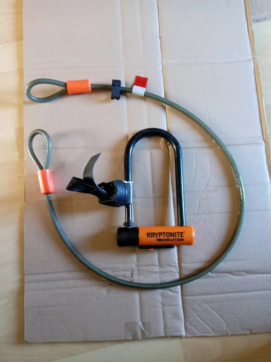 LOCK KRPTONITE ANTI THEFT HEAVY DUTY LOCK+EXTRAS - Image 1