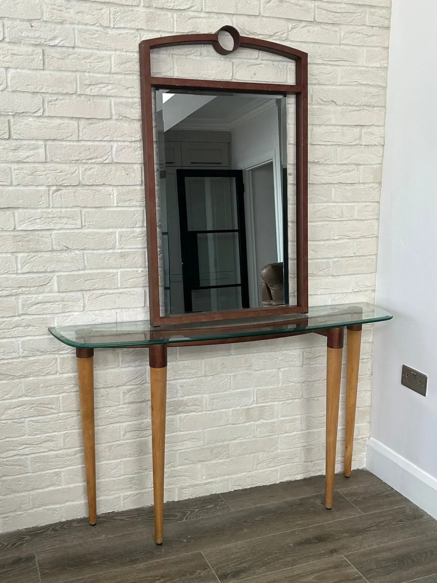 Console table & mirror - Image 1