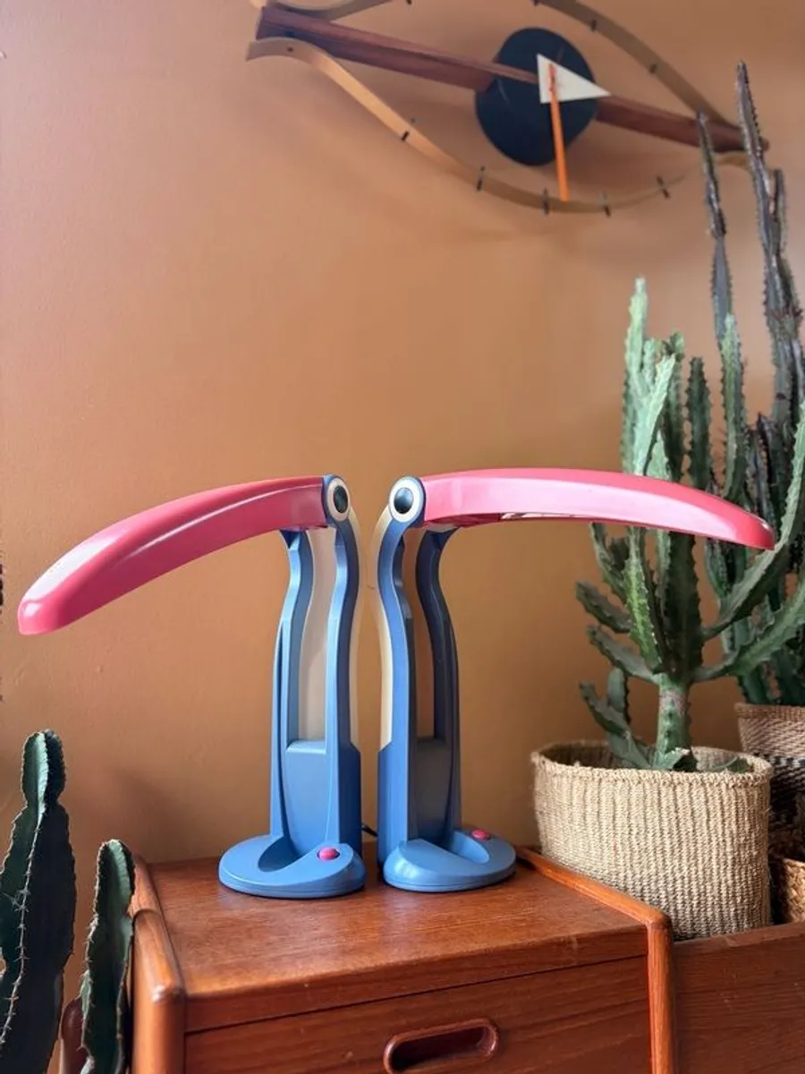 MCM rare desk lamps toucan - Image 1