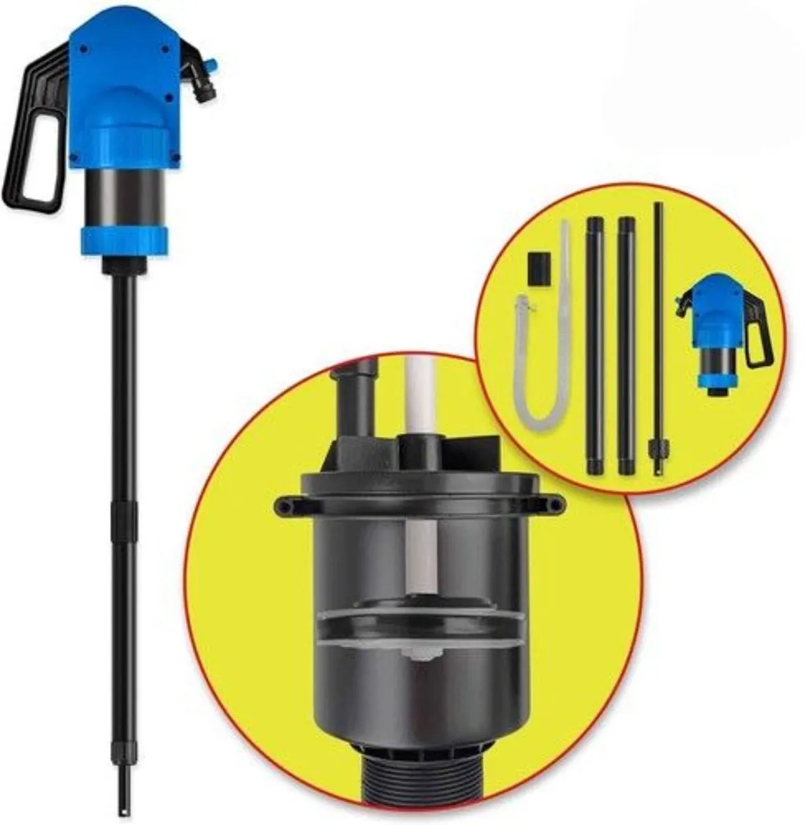 Manual AdBlue Barrel Pump 16L/Min 2" Adapter 18mm