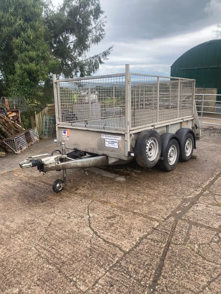 3 x trailers Plant / Dropside Ifor Williams,Hudson - Image 1