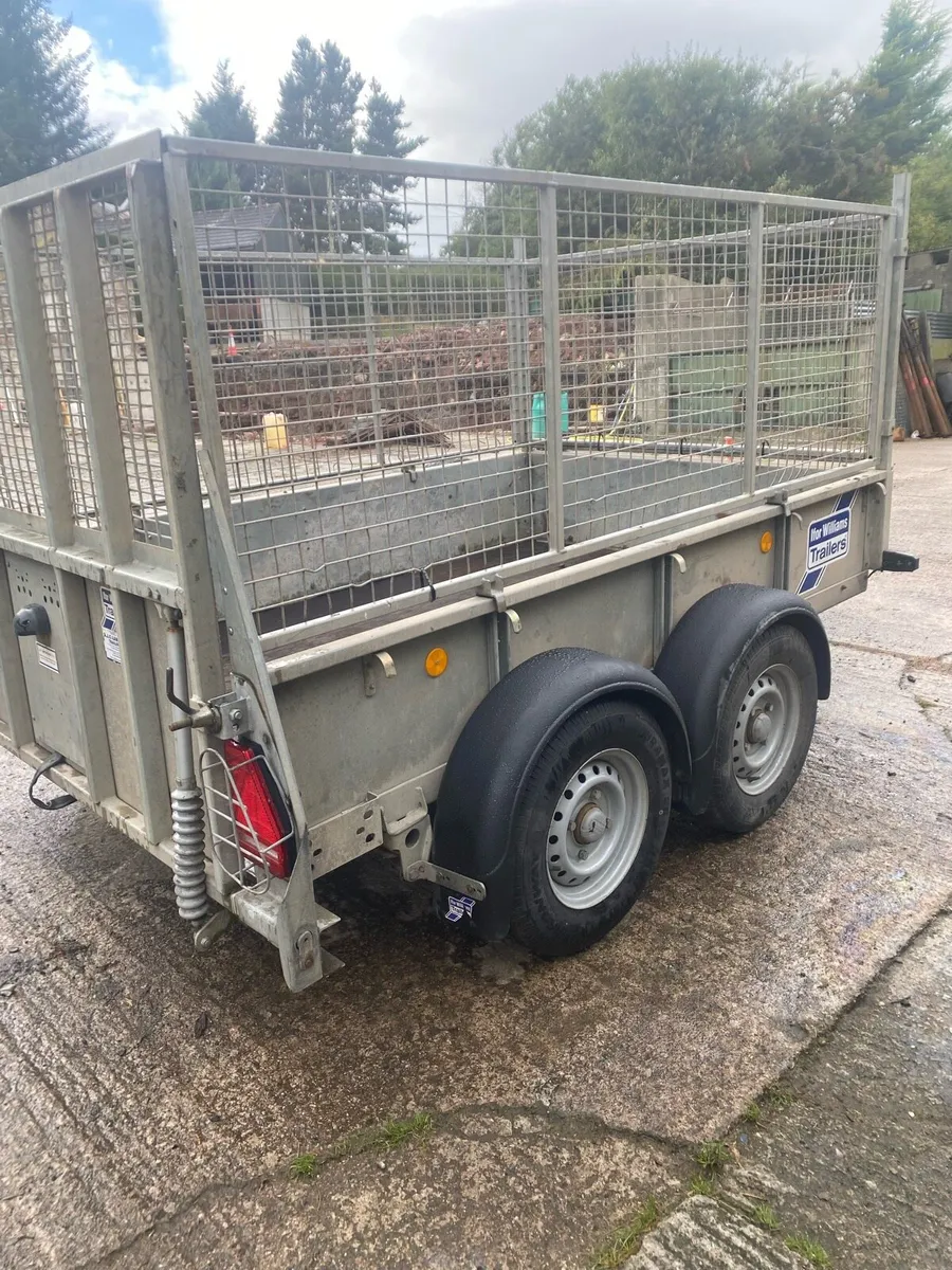 3 x trailers Plant / Dropside Ifor Williams,Hudson - Image 2