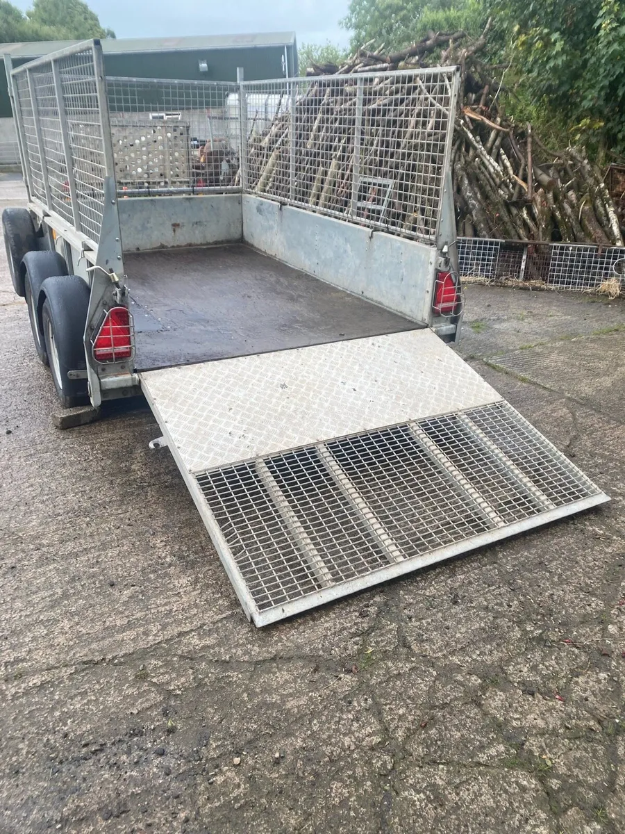3 x trailers Plant / Dropside Ifor Williams,Hudson - Image 3