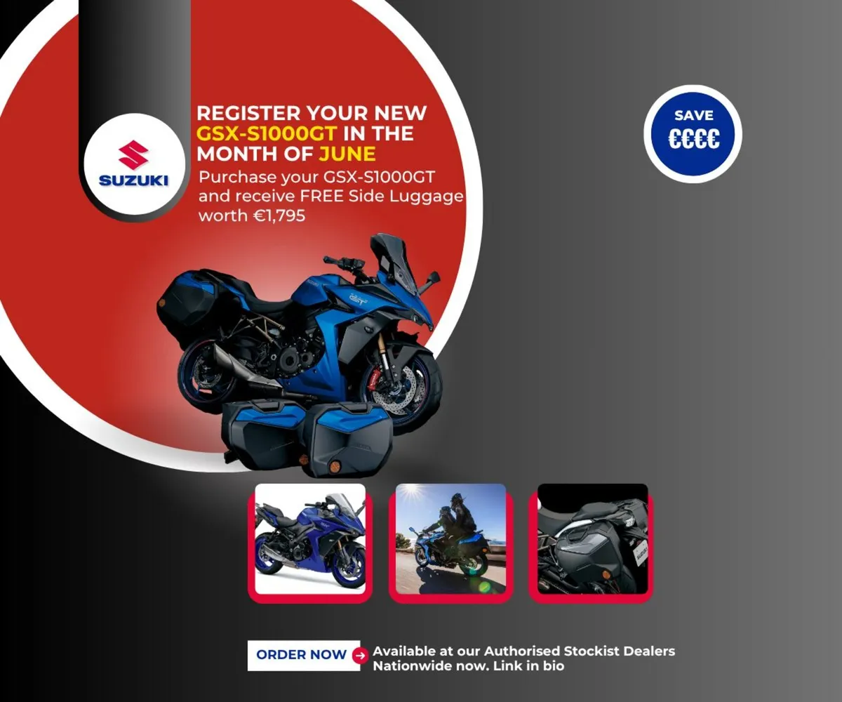 🤩NEW Suzuki GSX-S1000GT FREE SIDE LUGGAGE!!!!! - Image 3