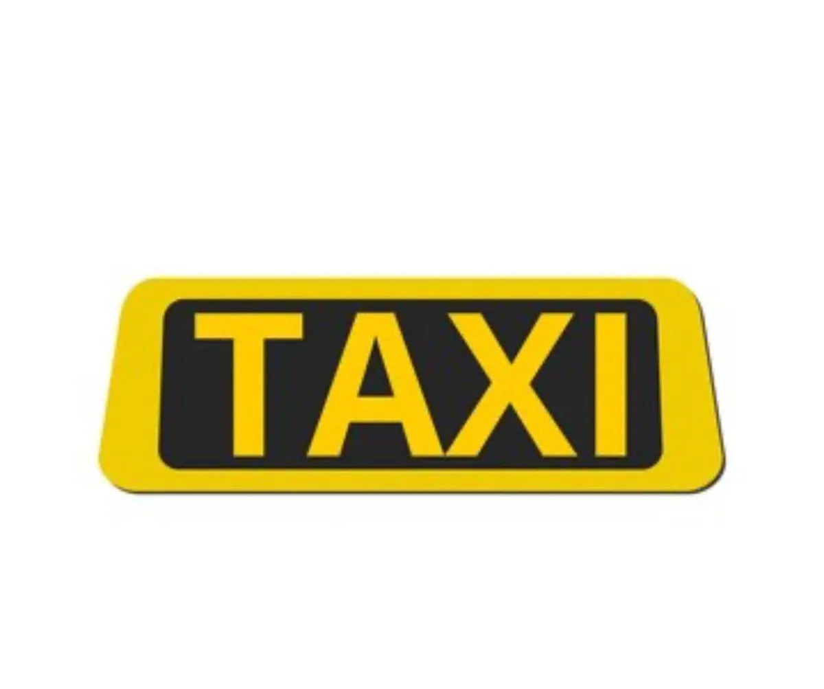 Taxi plate